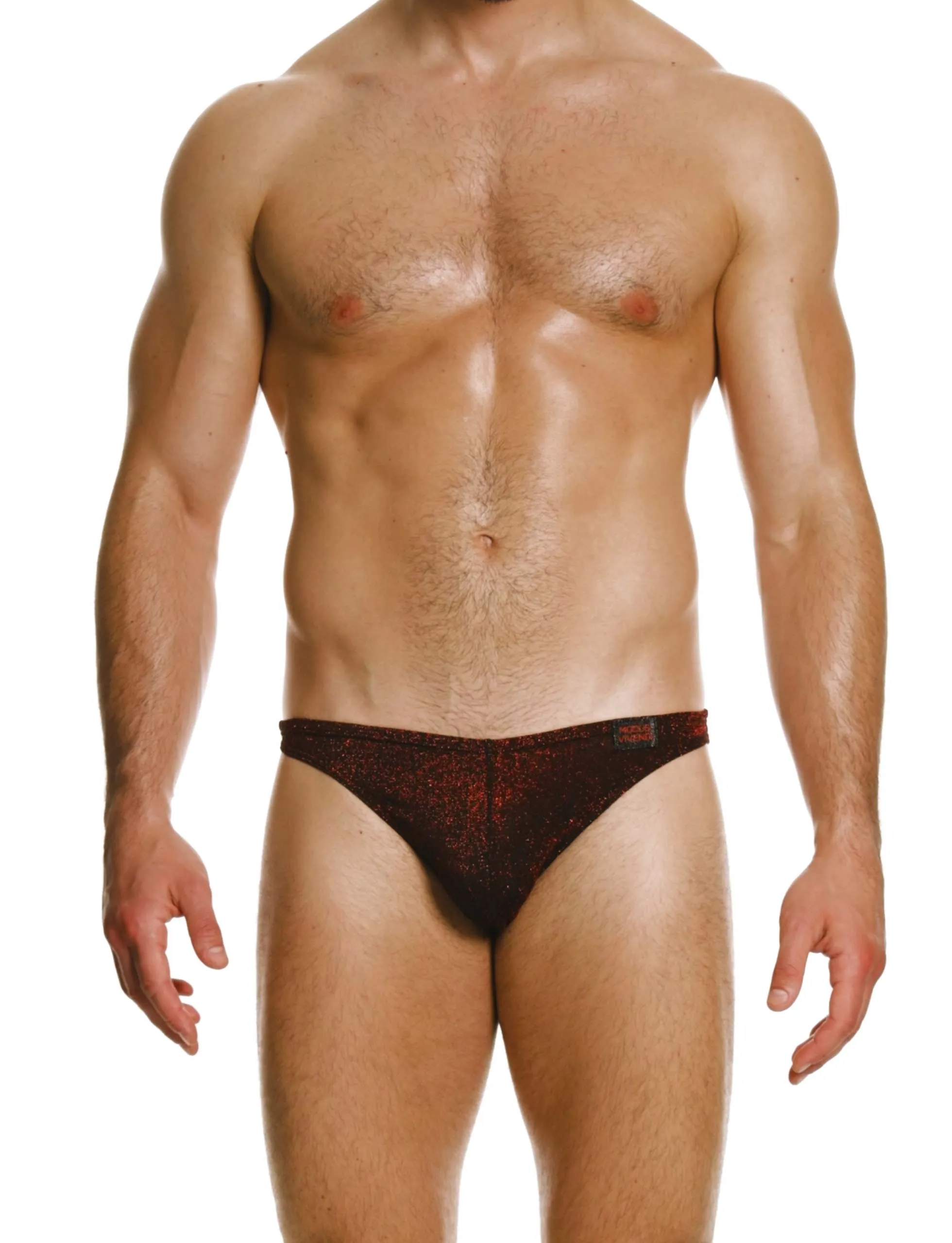 Modus Vivendi Glitter Low Cut Brief Red