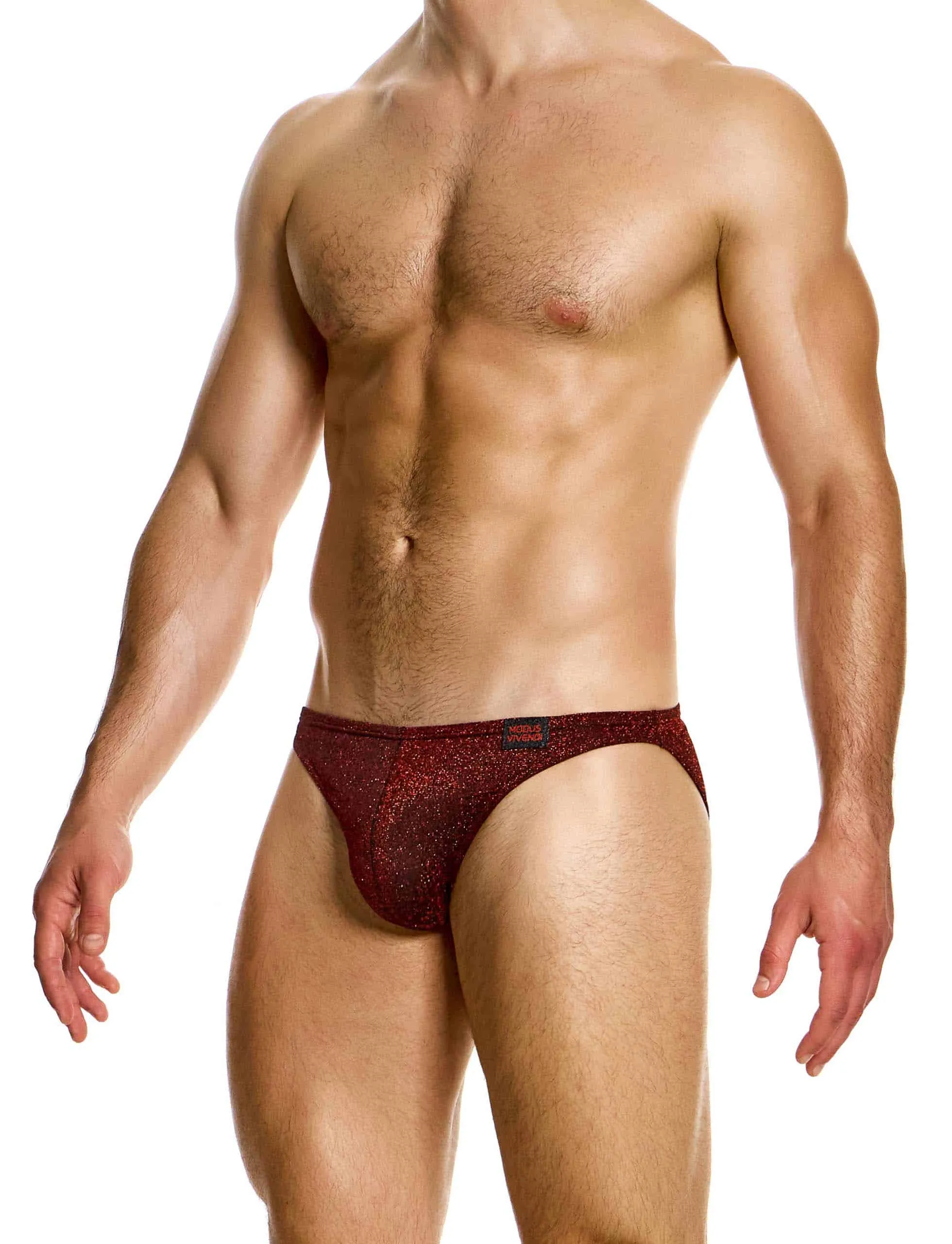 Modus Vivendi Glitter Low Cut Brief Red