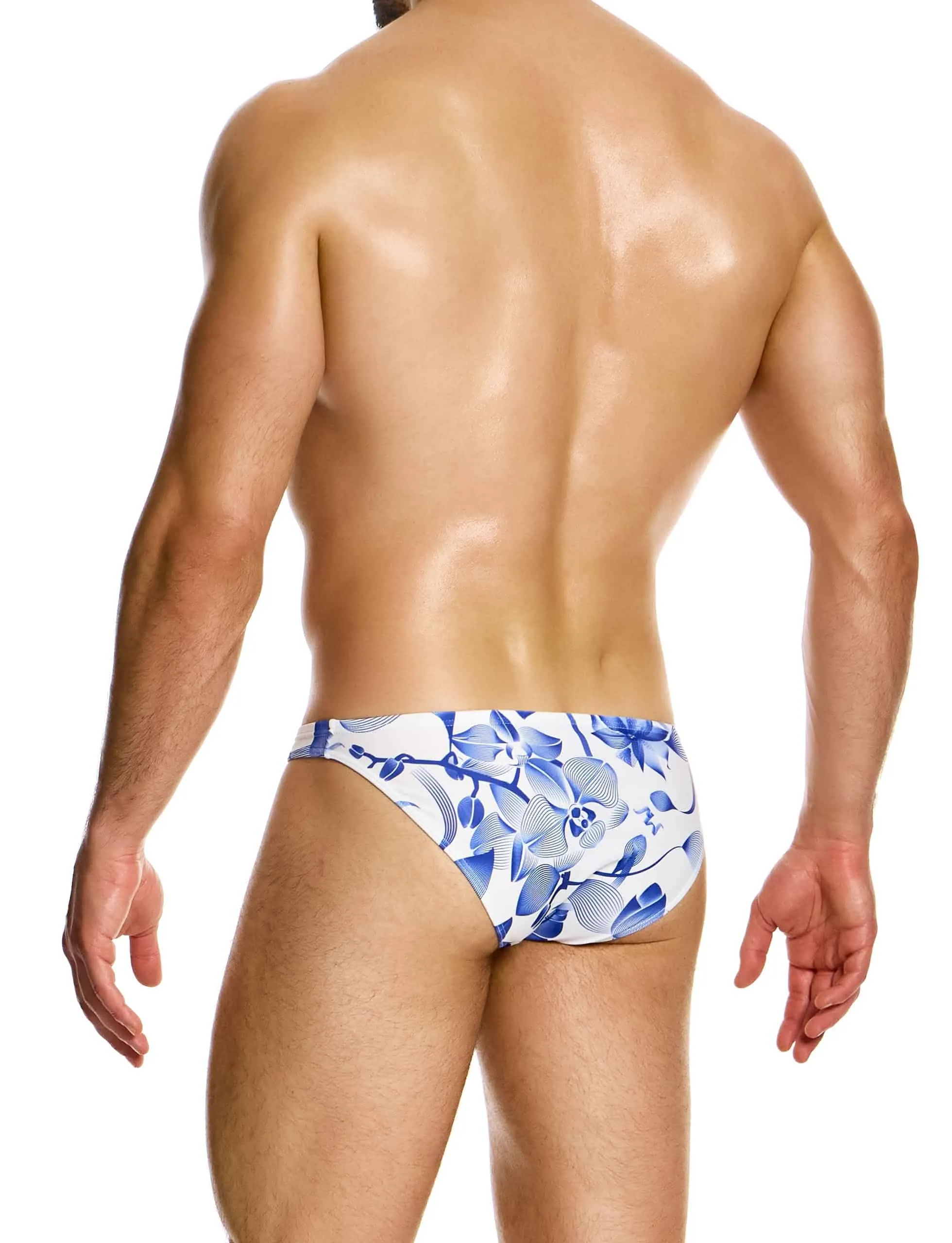 Modus Vivendi Viennese Low Cut Swim Briefs Blue