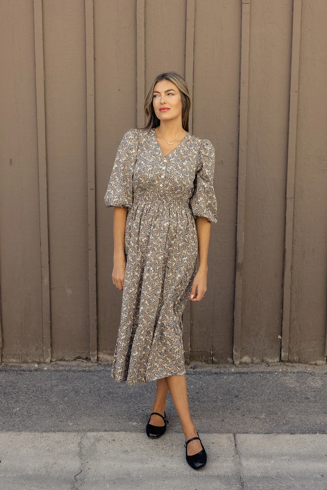 Once Upon A December Tiered Dress
