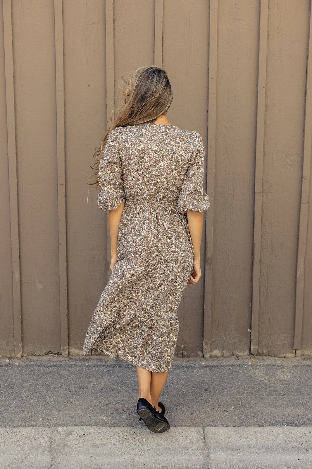 Once Upon A December Tiered Dress