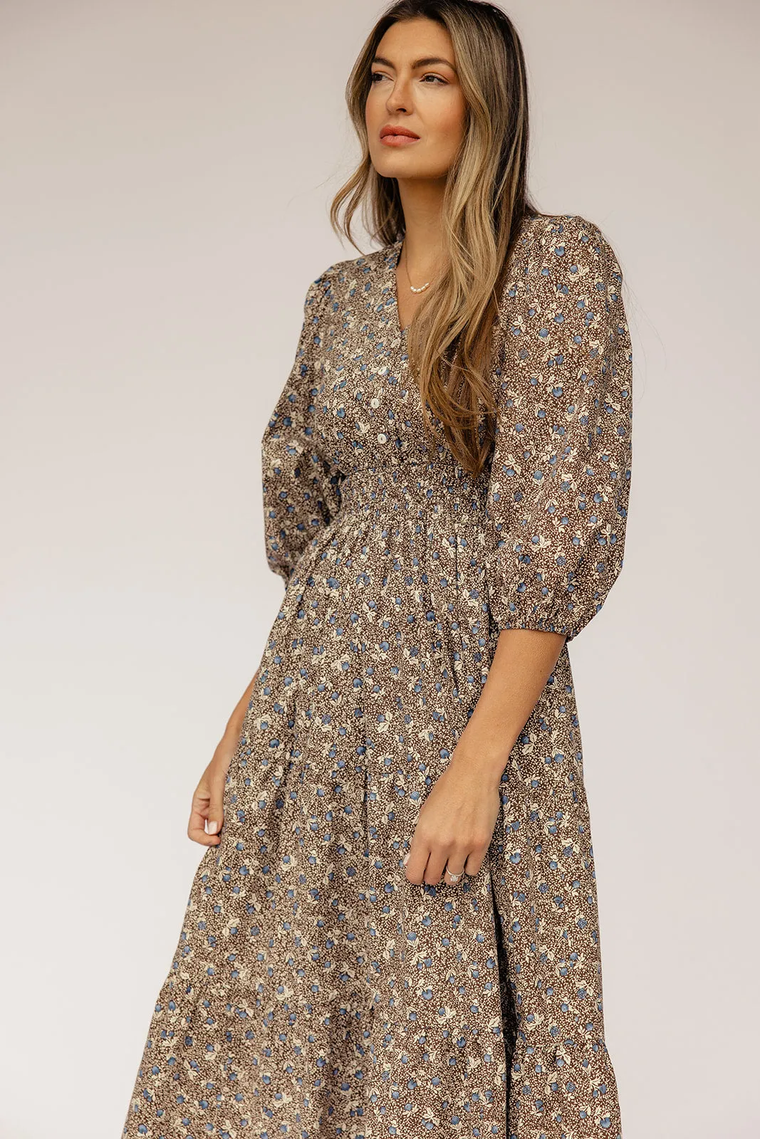 Once Upon A December Tiered Dress