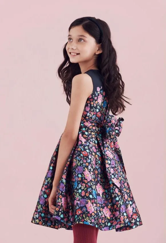 Oscar de la Renta Chine Garden Mikado Party Dress