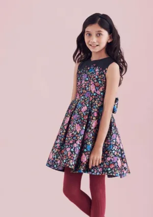 Oscar de la Renta Chine Garden Mikado Party Dress