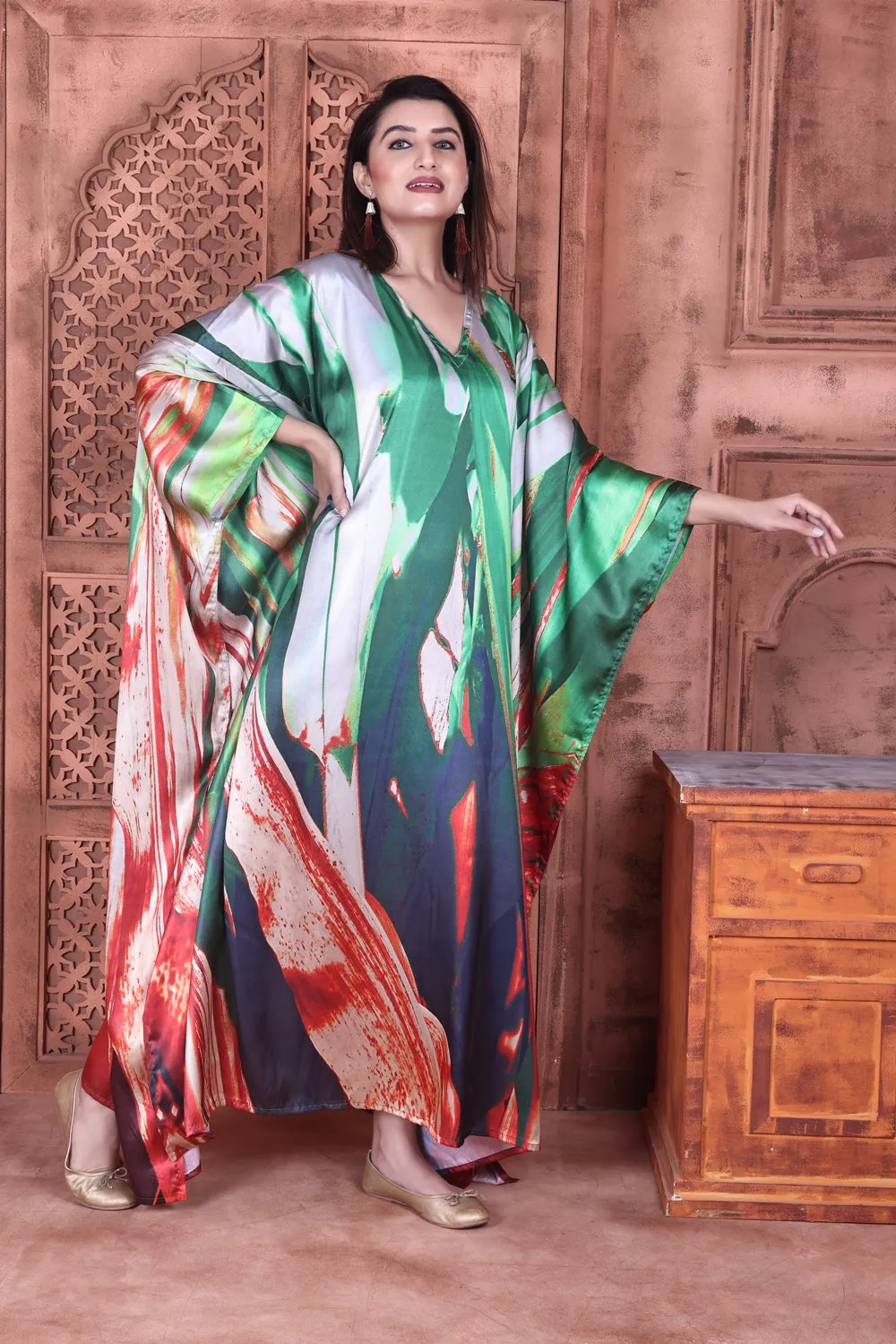 Party wear kaftan graceful kaftan cruise wear kaftan elegant kaftan