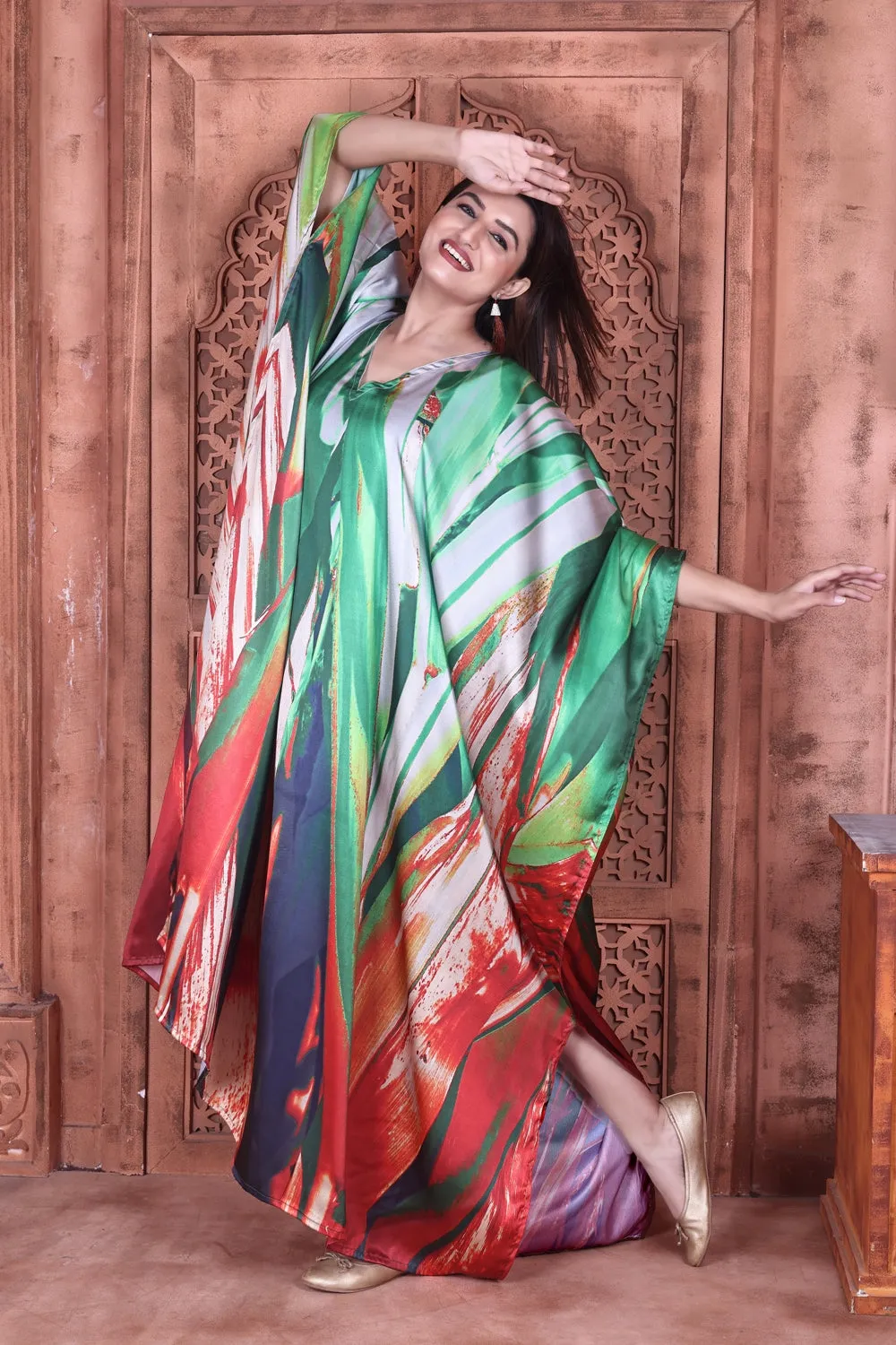 Party wear kaftan graceful kaftan cruise wear kaftan elegant kaftan