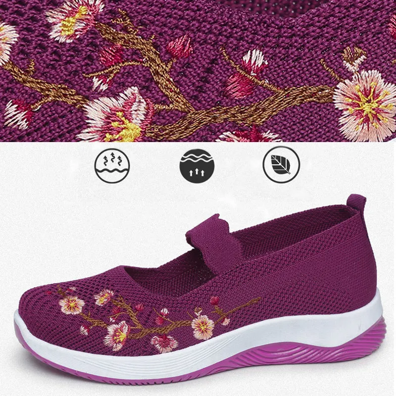 Pousbo Women's Low Cut Knit Flats50% OFF