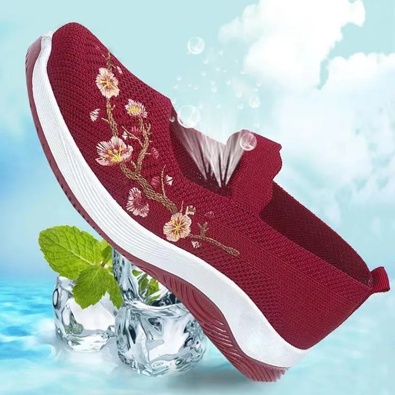 Pousbo Women's Low Cut Knit Flats50% OFF