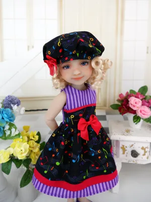 Primary Notes - dress and shoes for Ruby Red Fashion Friends doll