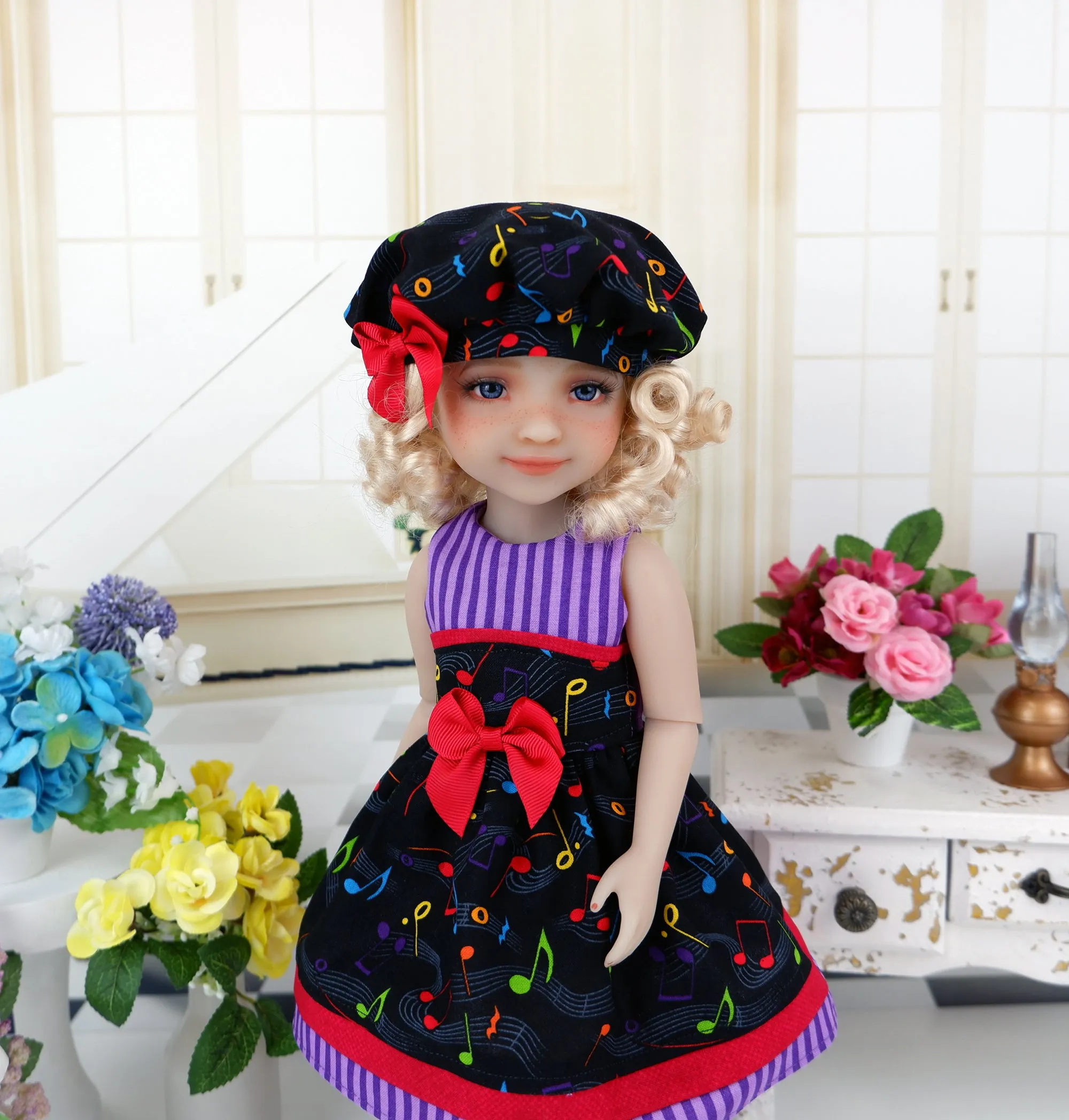 Primary Notes - dress and shoes for Ruby Red Fashion Friends doll