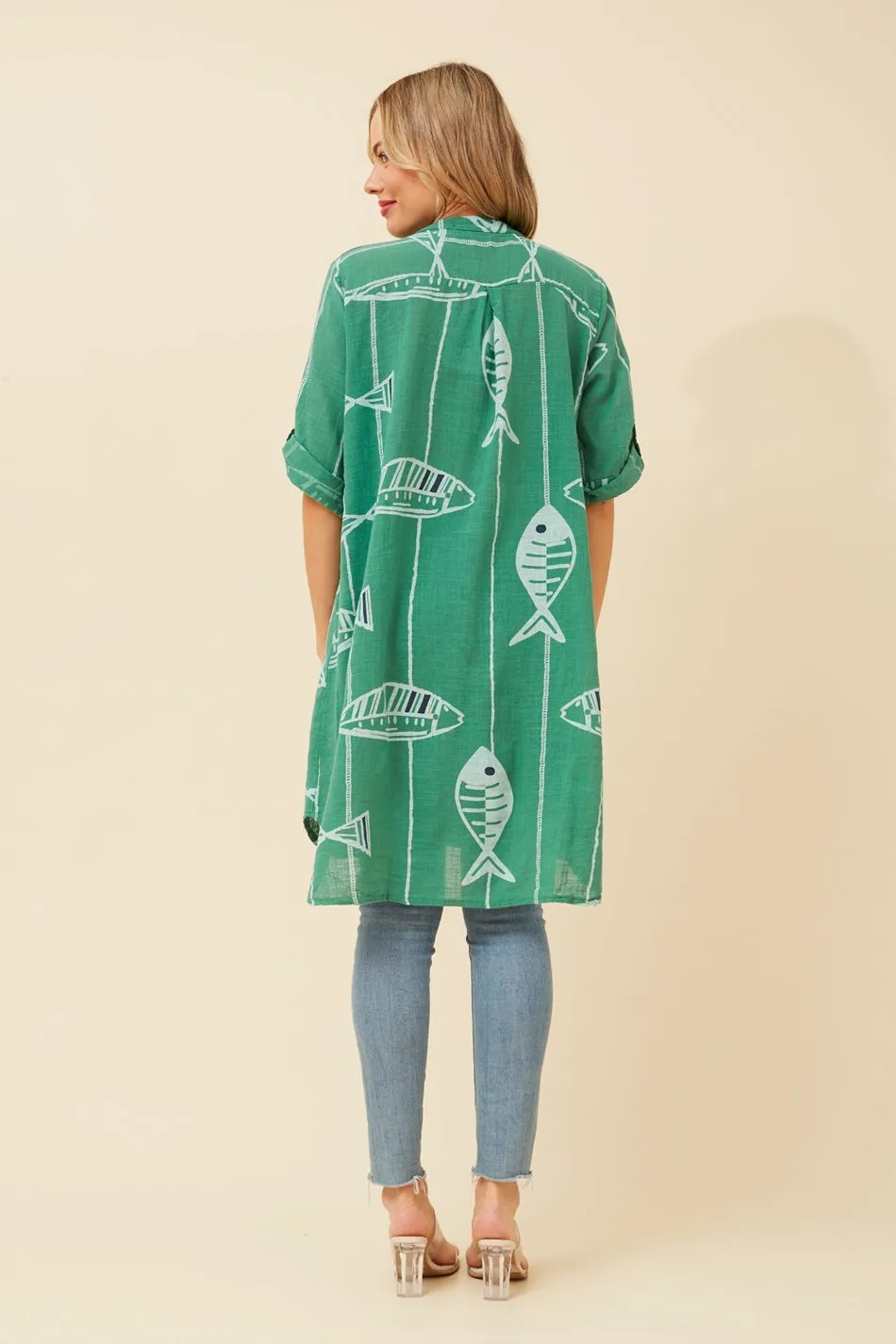 ROBBIE LINEN TUNIC TOP