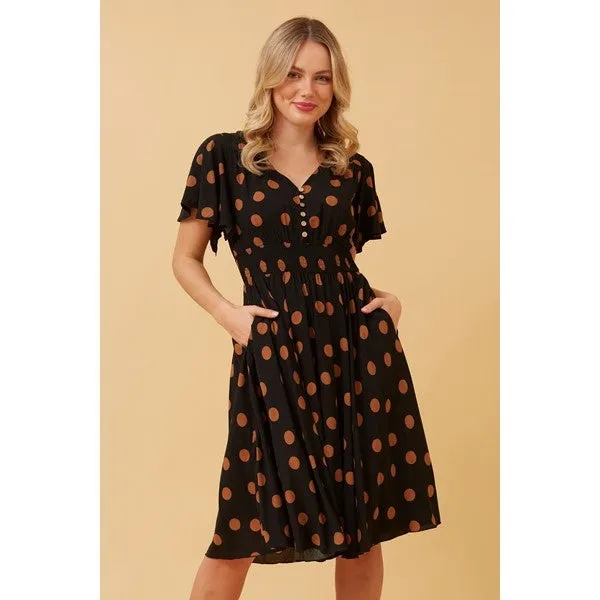 SANDY POLKA DOT DRESS