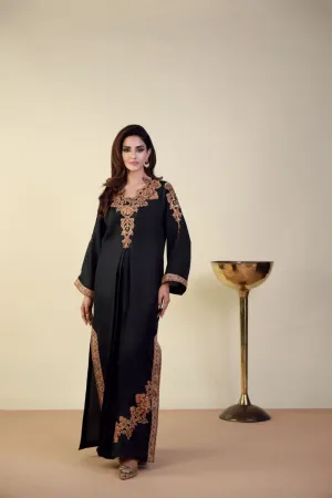 Shamaeel - EE-01 - Black - Raw Silk & Khaddi Silk - 2 Piece