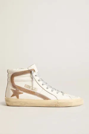 Slide Classic Leather w/ Suede Star and Wave