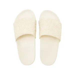 Slide Drew Flat Slides Ivory