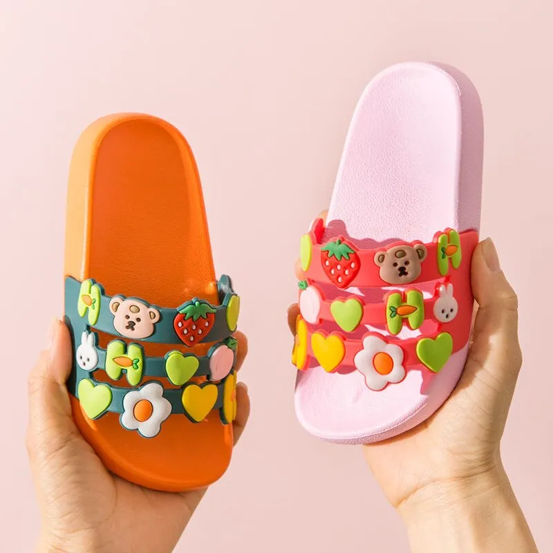 Summer Girl's Slippers with Soft Bottom