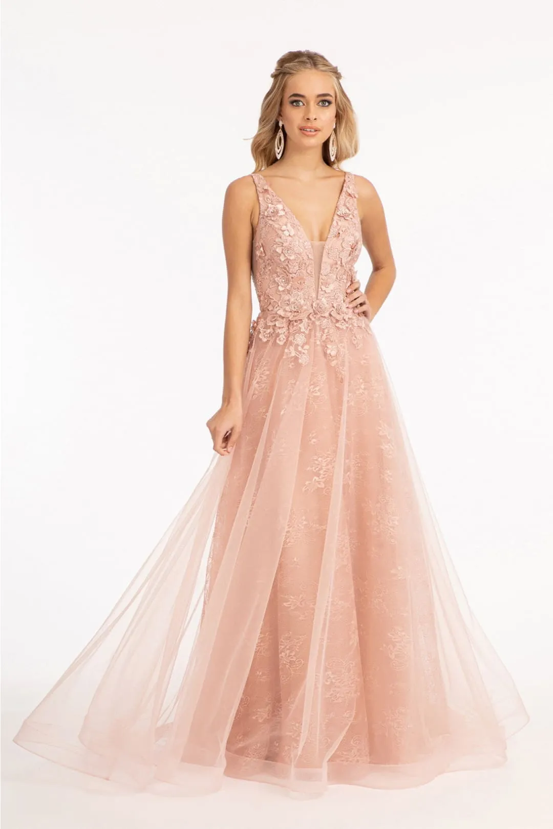 Sweet 16 Birthday Party Dress in Rose Gold by GL3012 Ball Gown