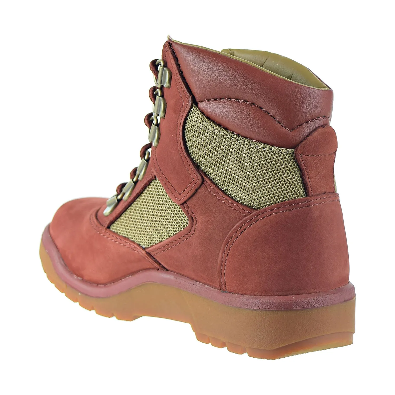Timberland Little Kids' 6-Inch Field Boots Rust Nubuck