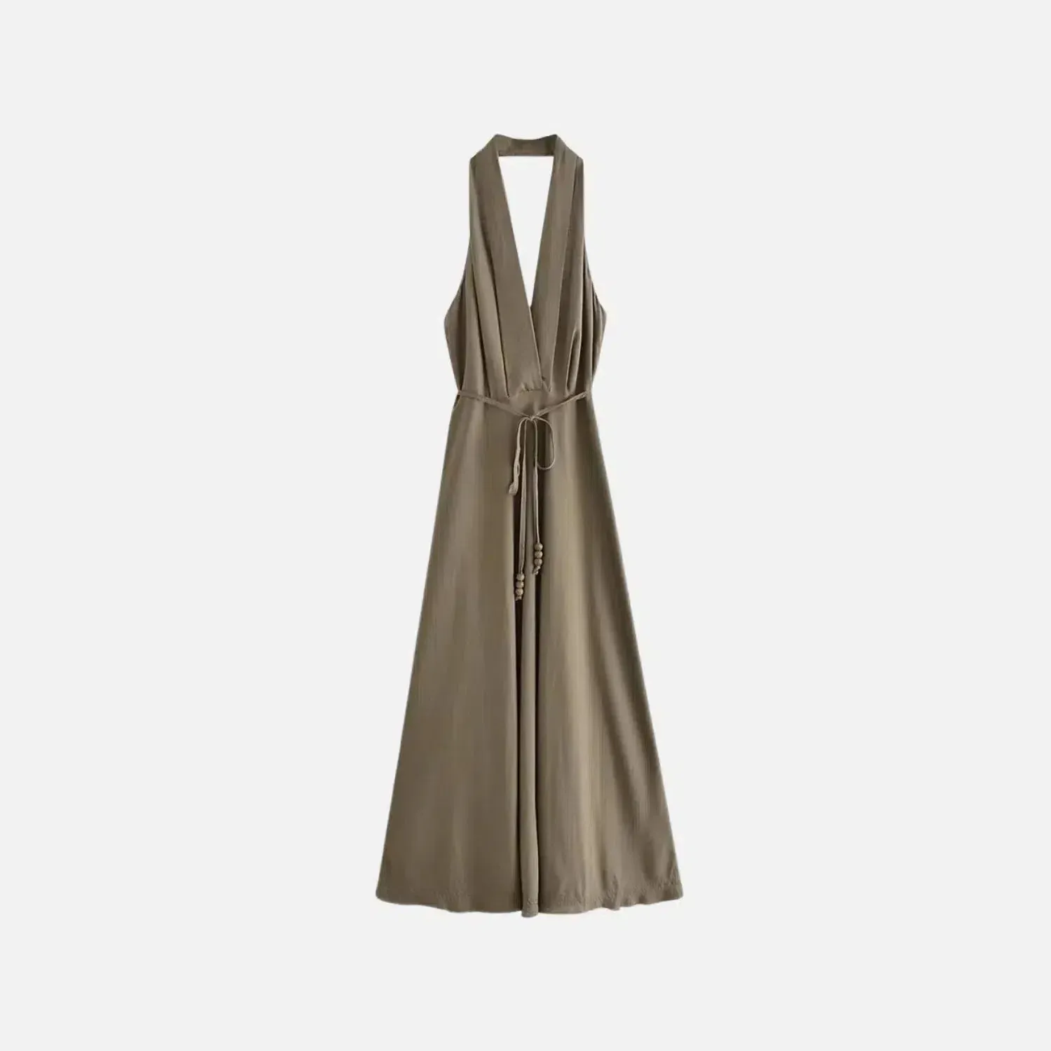Violette – Waist-tie detail – Maxi dress