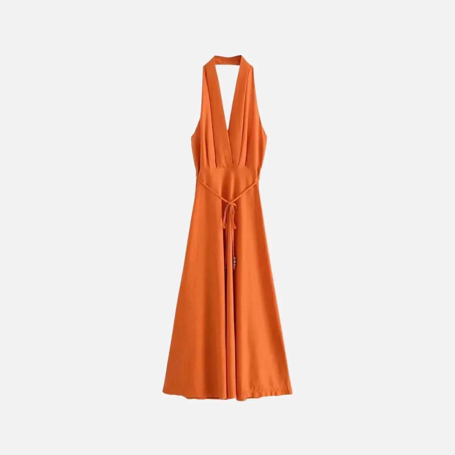 Violette – Waist-tie detail – Maxi dress
