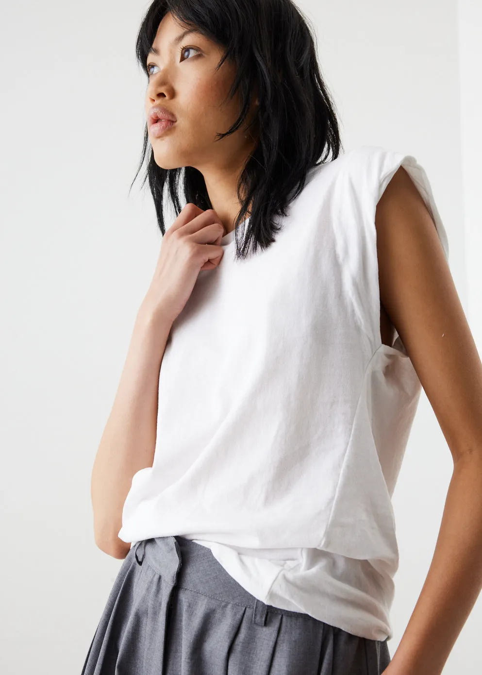 Wide Shoulder Athletic Tank Top