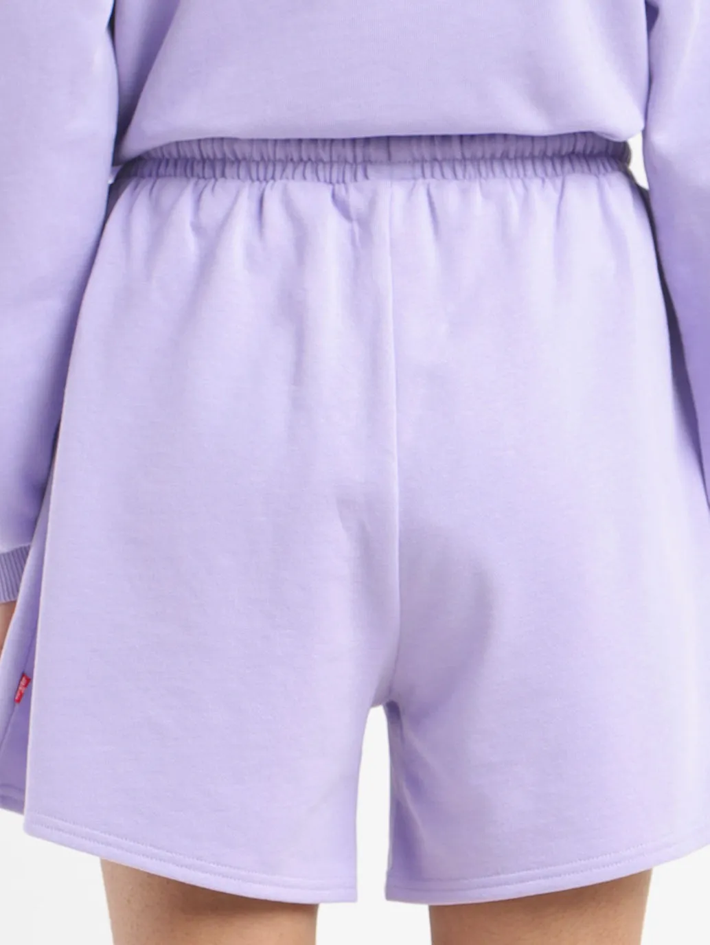 Women's Mid Rise Purple Regular Fit Shorts
