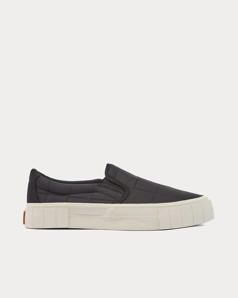 Yess Padded Black Slip On Sneakers