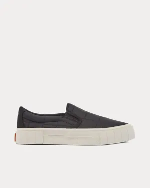 Yess Padded Black Slip On Sneakers