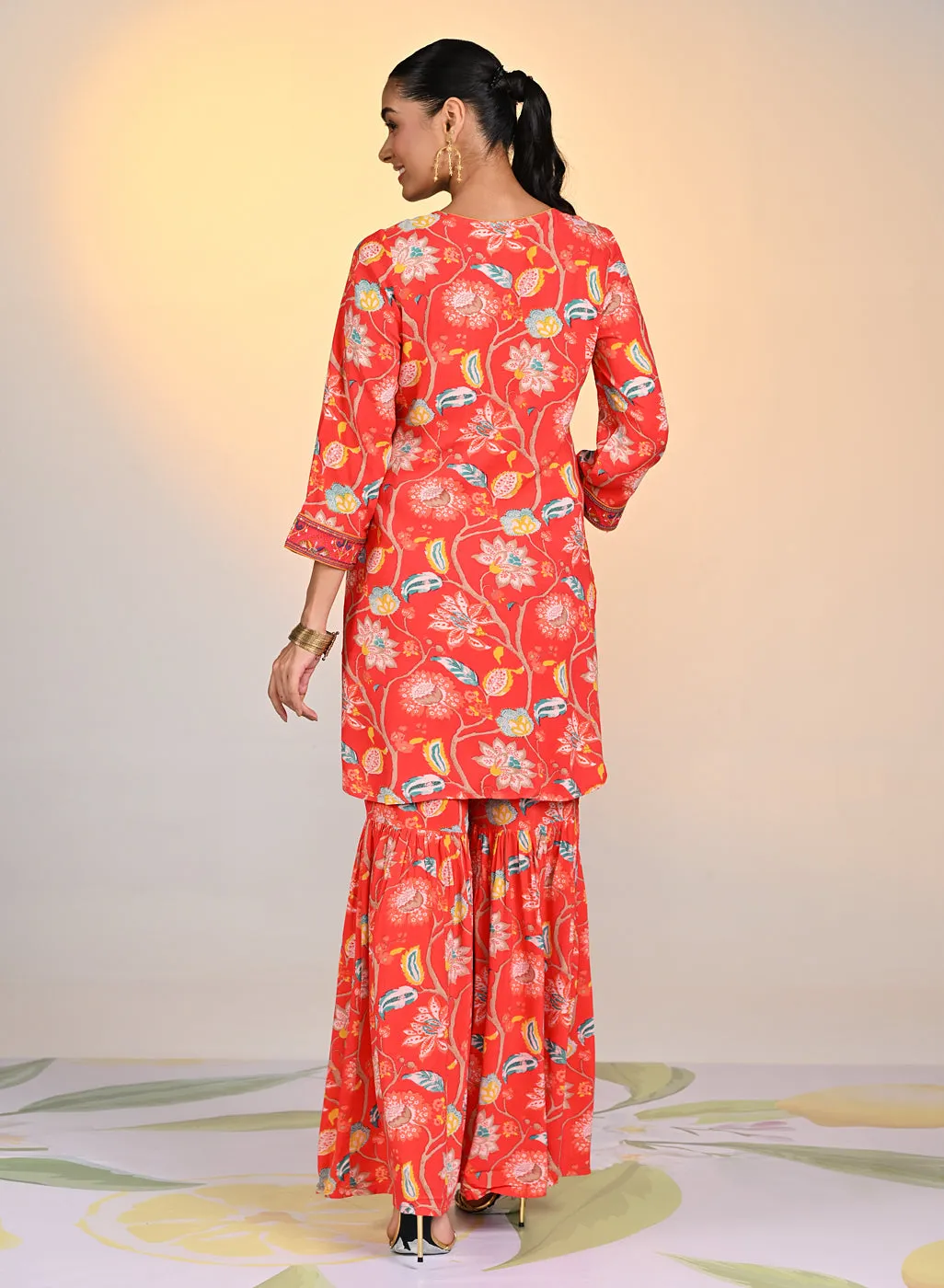 Zoya Punch Printed Co-ord Set for Women