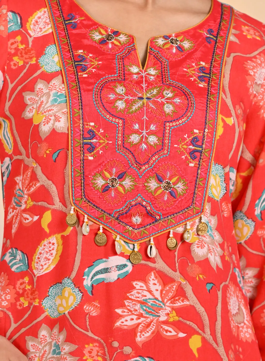 Zoya Punch Printed Co-ord Set for Women