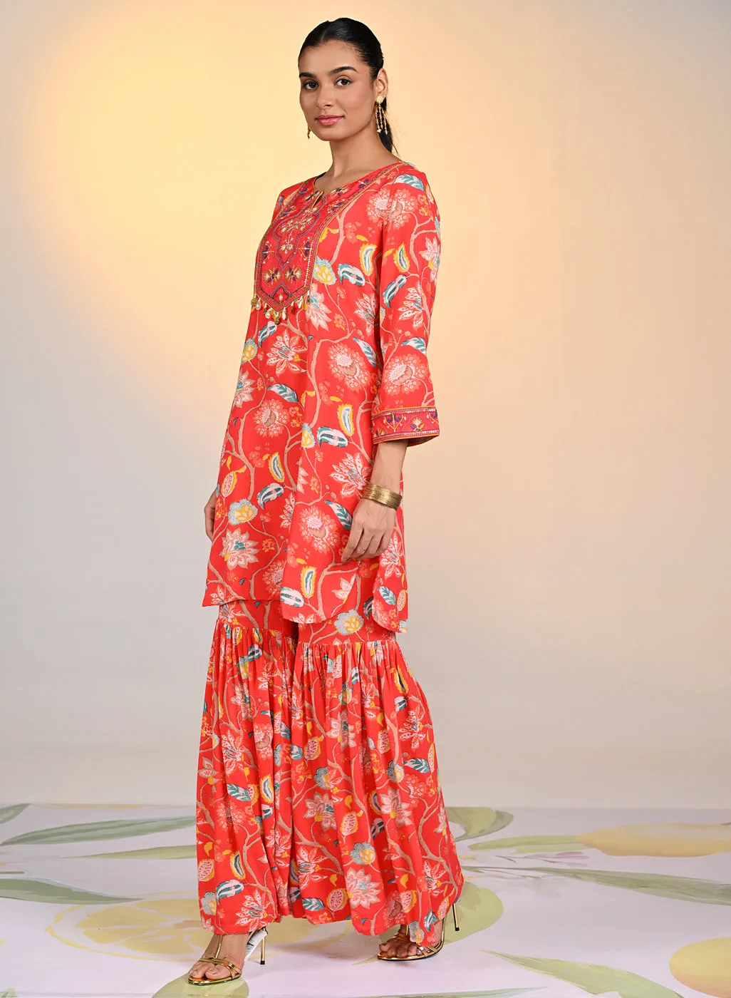 Zoya Punch Printed Co-ord Set for Women